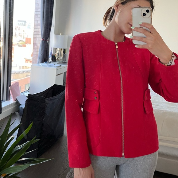 Light Red Spring Jacket - Picture 3 of 5